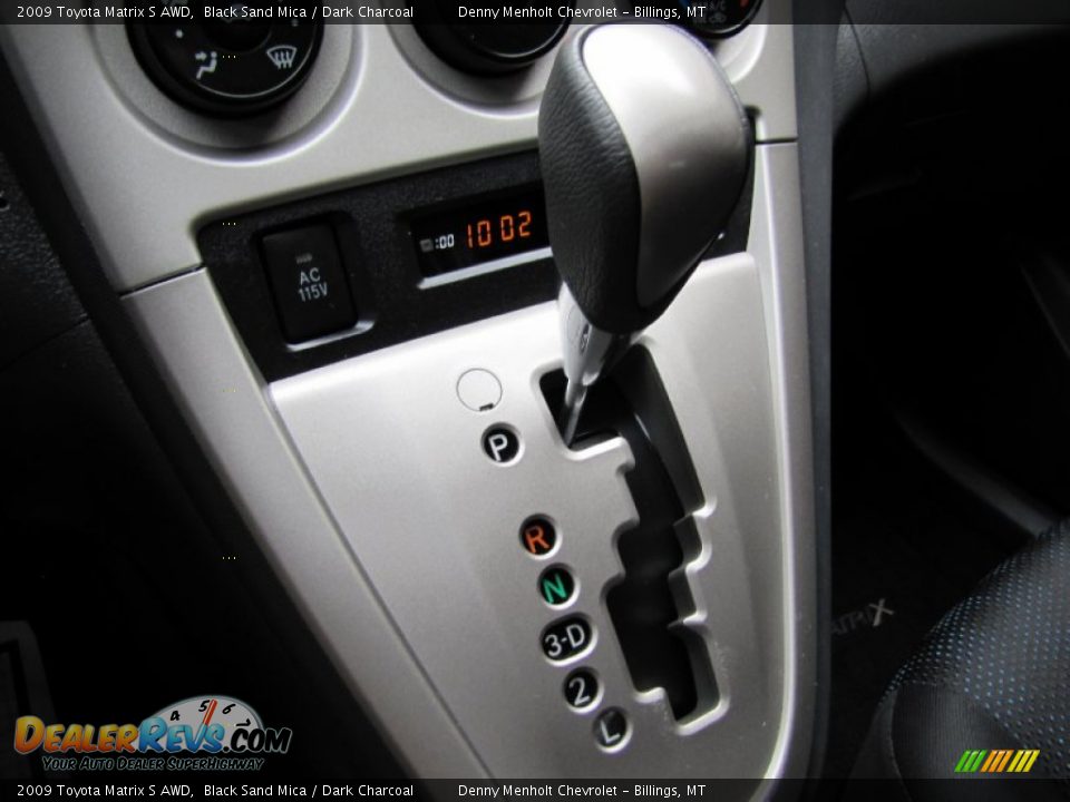 2009 Toyota Matrix S AWD Black Sand Mica / Dark Charcoal Photo #17