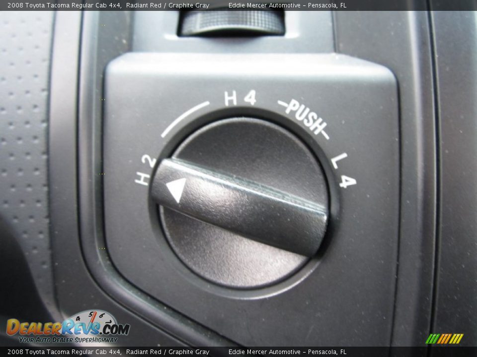 2008 Toyota Tacoma Regular Cab 4x4 Radiant Red / Graphite Gray Photo #18