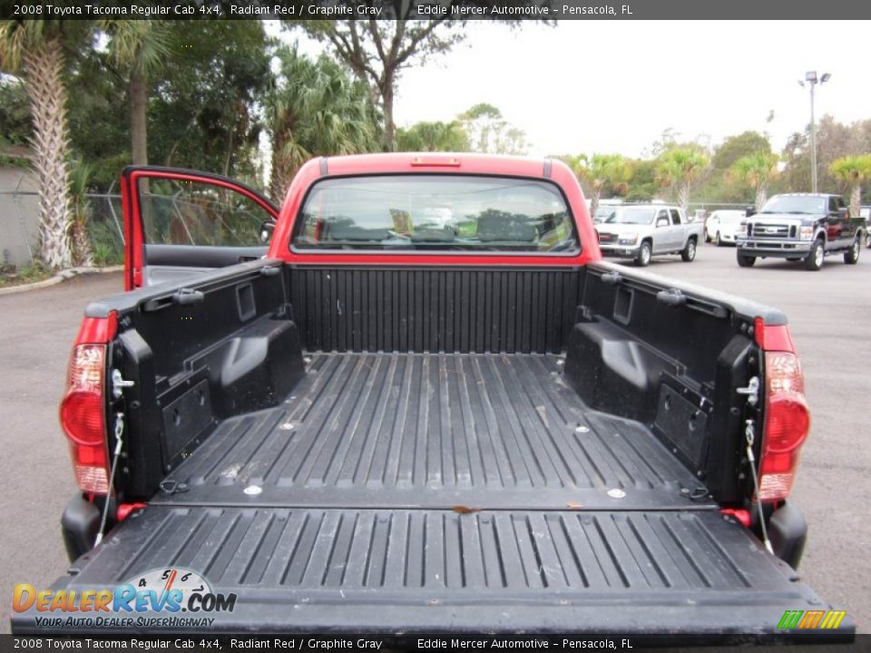 2008 Toyota Tacoma Regular Cab 4x4 Radiant Red / Graphite Gray Photo #20
