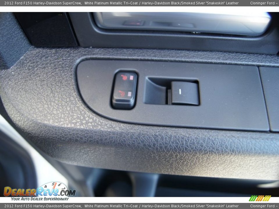 2012 Ford F150 Harley-Davidson SuperCrew White Platinum Metallic Tri-Coat / Harley-Davidson Black/Smoked Silver 