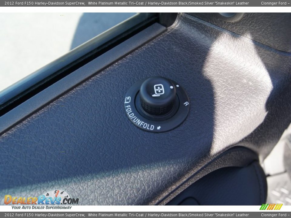 2012 Ford F150 Harley-Davidson SuperCrew White Platinum Metallic Tri-Coat / Harley-Davidson Black/Smoked Silver 