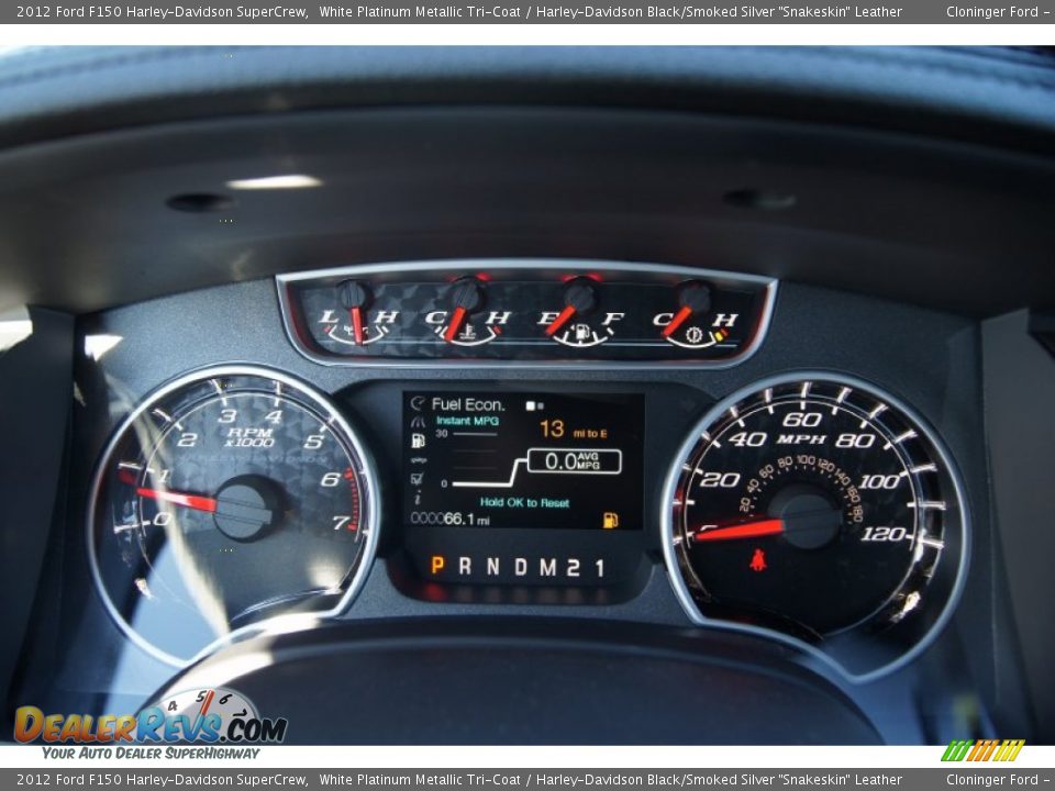 2012 Ford F150 Harley-Davidson SuperCrew Gauges Photo #34
