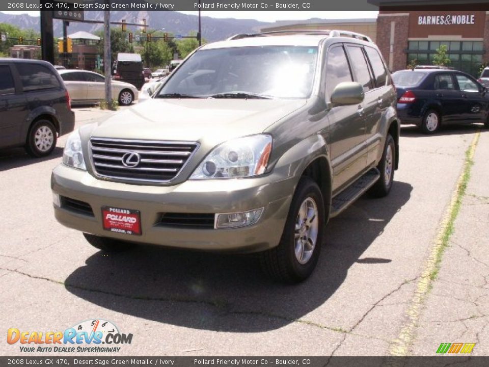 2008 Lexus GX 470 Desert Sage Green Metallic / Ivory Photo #1