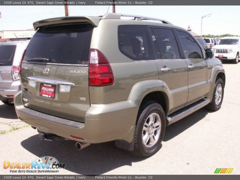 2008 Lexus GX 470 Desert Sage Green Metallic / Ivory Photo #3