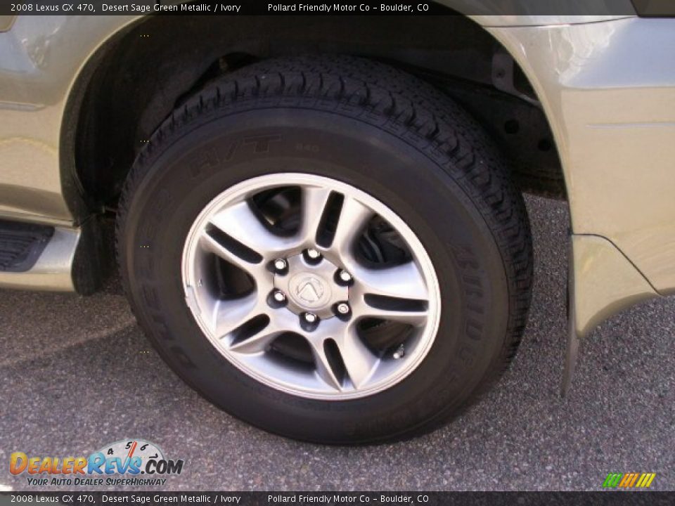 2008 Lexus GX 470 Desert Sage Green Metallic / Ivory Photo #5