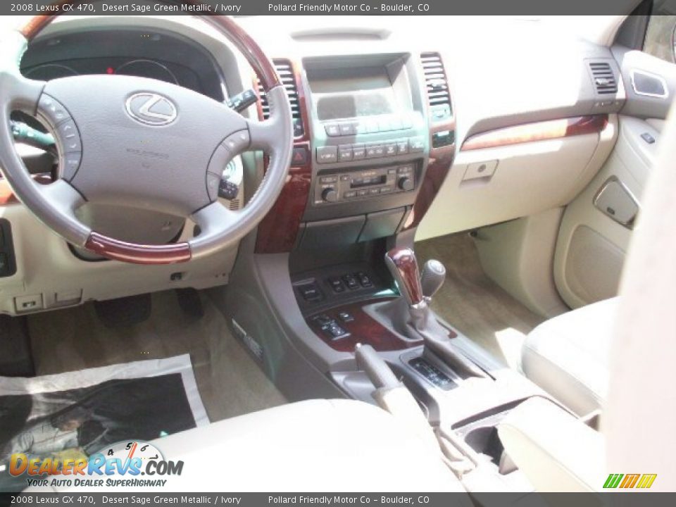 2008 Lexus GX 470 Desert Sage Green Metallic / Ivory Photo #7