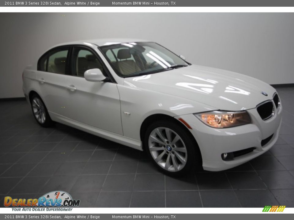 2011 BMW 3 Series 328i Sedan Alpine White / Beige Photo #1