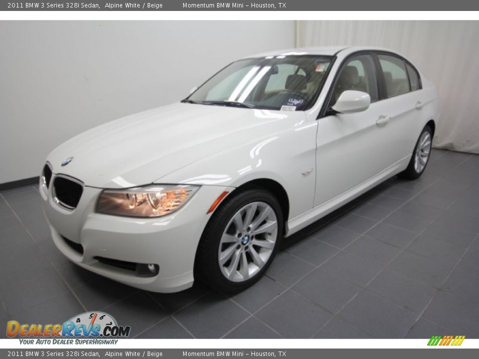 2011 BMW 3 Series 328i Sedan Alpine White / Beige Photo #4