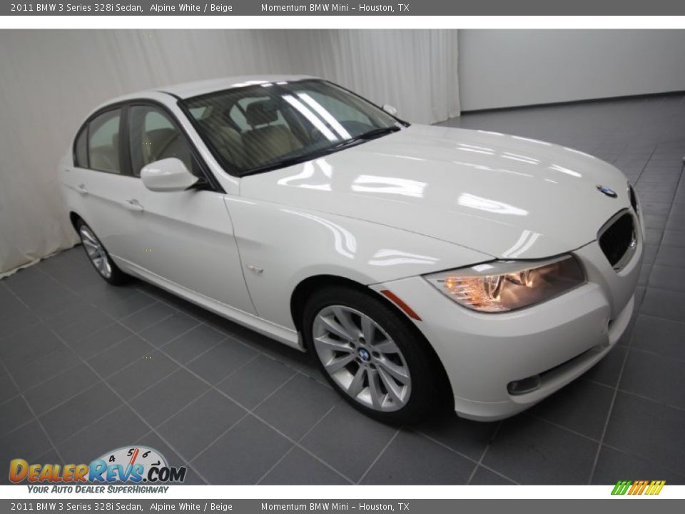 2011 BMW 3 Series 328i Sedan Alpine White / Beige Photo #5