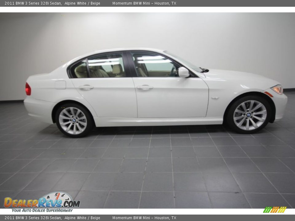 2011 BMW 3 Series 328i Sedan Alpine White / Beige Photo #6