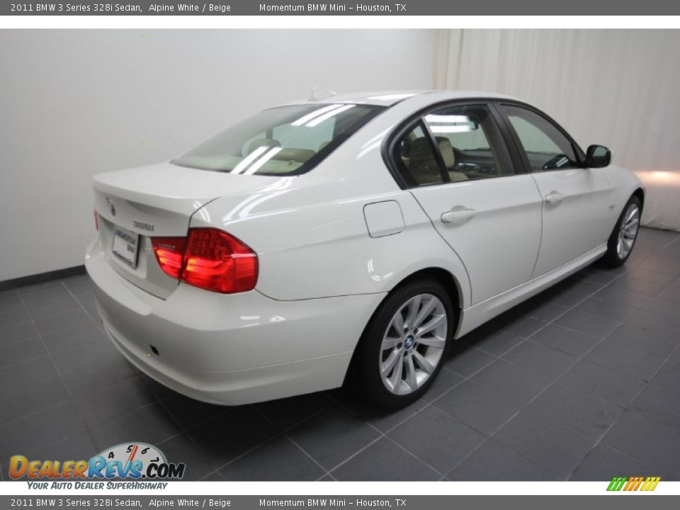 2011 BMW 3 Series 328i Sedan Alpine White / Beige Photo #8