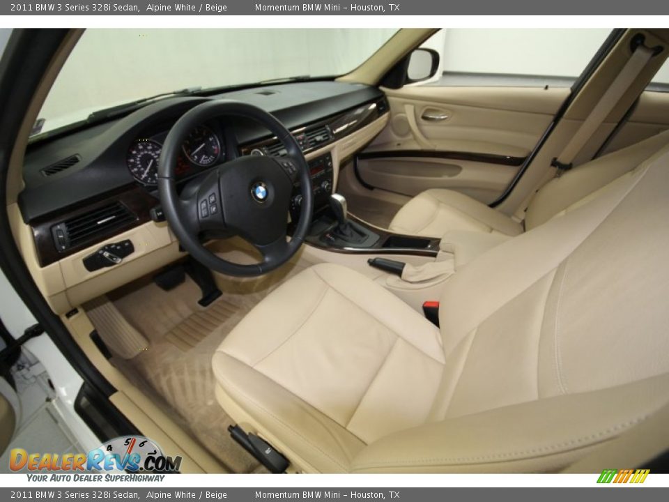 2011 BMW 3 Series 328i Sedan Alpine White / Beige Photo #11