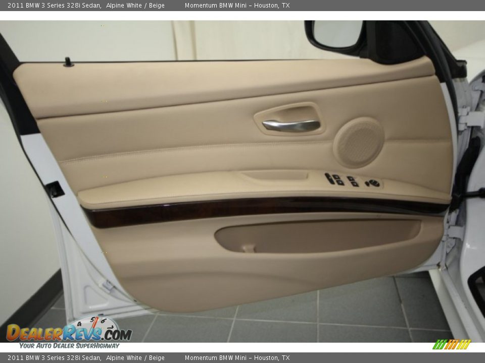 2011 BMW 3 Series 328i Sedan Alpine White / Beige Photo #14
