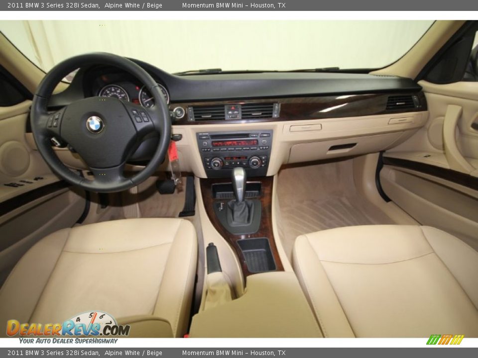 2011 BMW 3 Series 328i Sedan Alpine White / Beige Photo #28