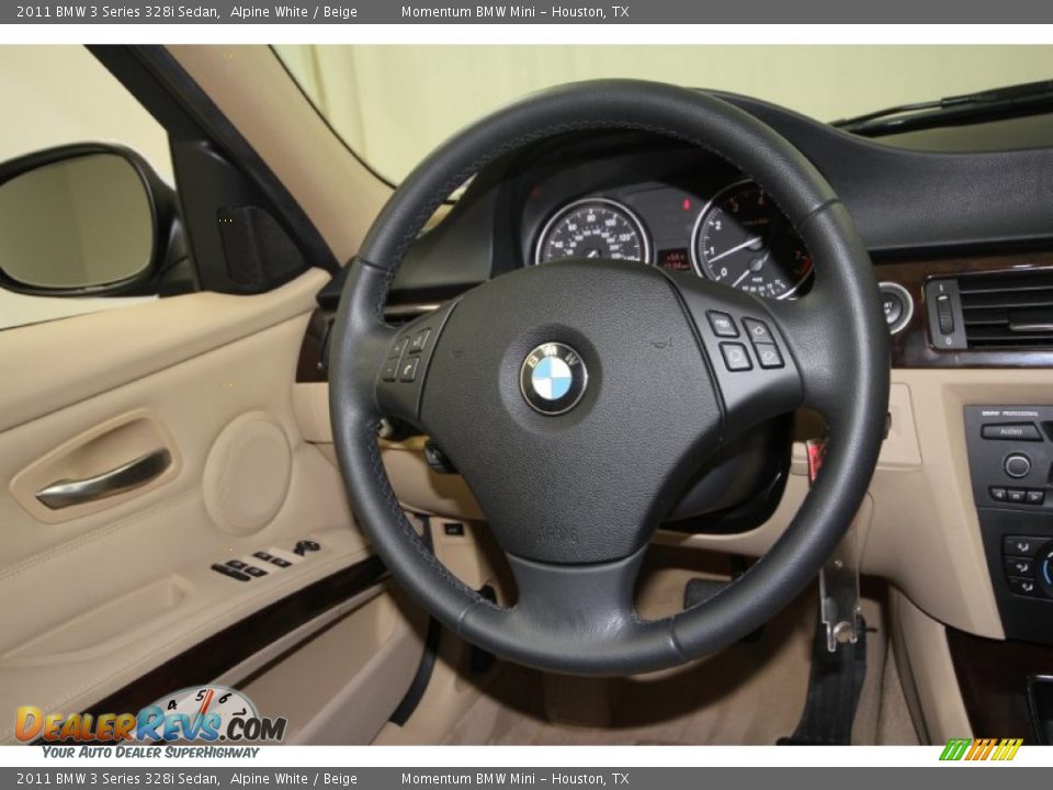 2011 BMW 3 Series 328i Sedan Alpine White / Beige Photo #29