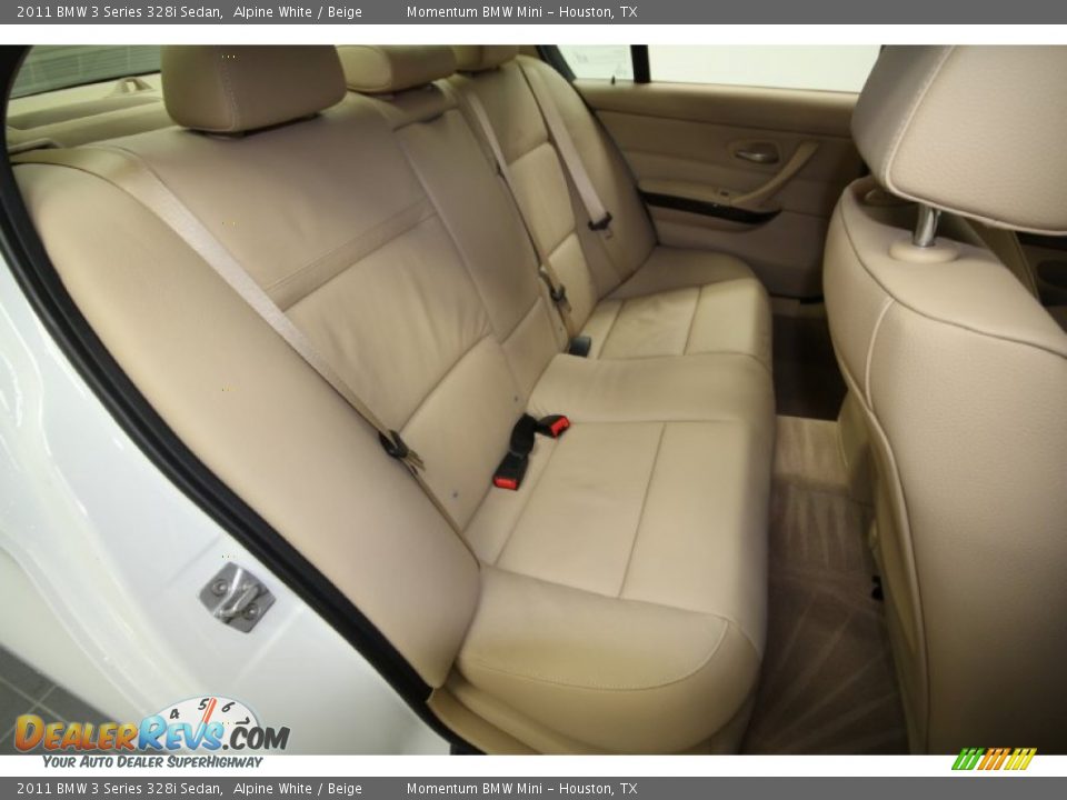 2011 BMW 3 Series 328i Sedan Alpine White / Beige Photo #34