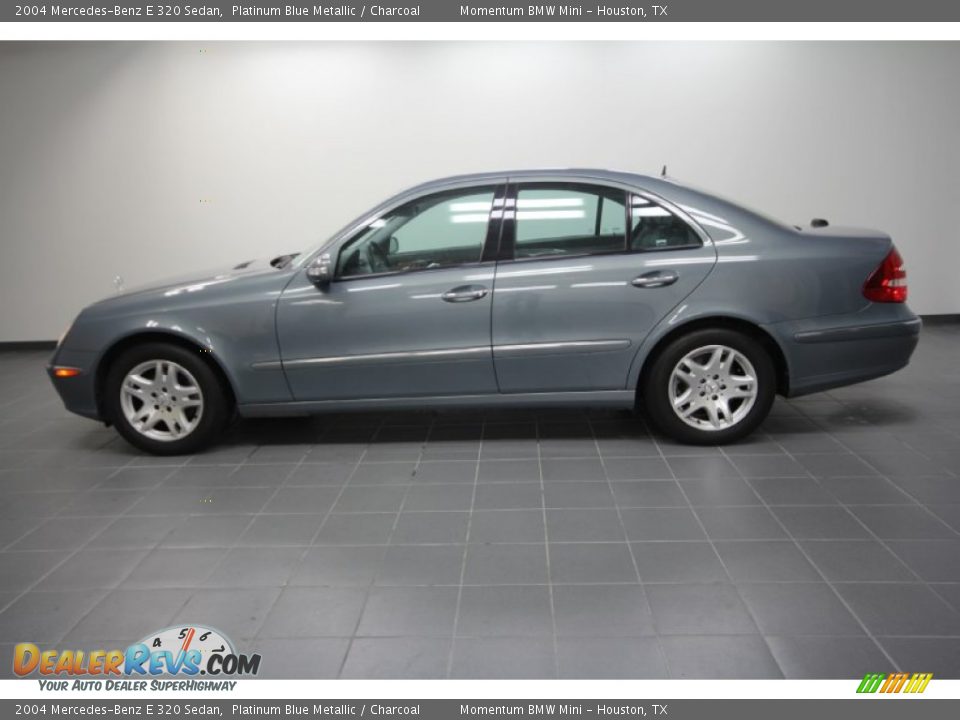 2004 Mercedes-Benz E 320 Sedan Platinum Blue Metallic / Charcoal Photo #2