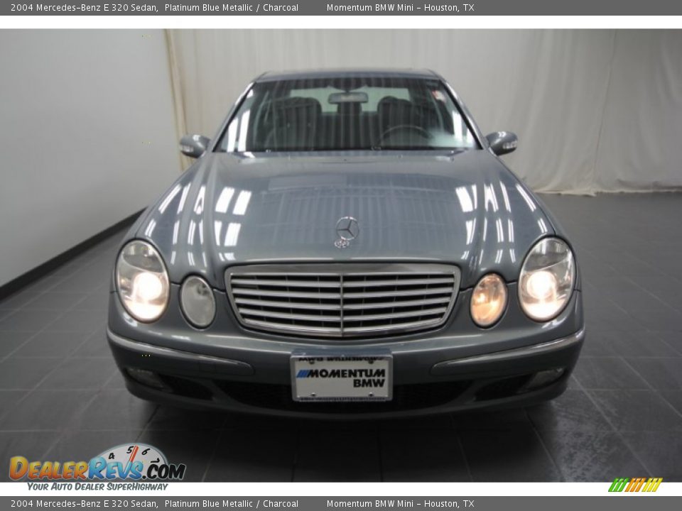 2004 Mercedes-Benz E 320 Sedan Platinum Blue Metallic / Charcoal Photo #3