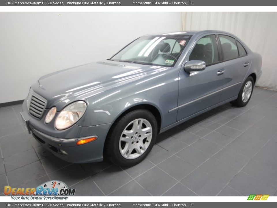 2004 Mercedes-Benz E 320 Sedan Platinum Blue Metallic / Charcoal Photo #4