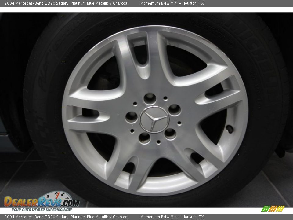 2004 Mercedes-Benz E 320 Sedan Platinum Blue Metallic / Charcoal Photo #7