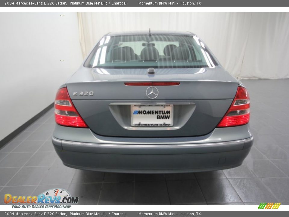 2004 Mercedes-Benz E 320 Sedan Platinum Blue Metallic / Charcoal Photo #13