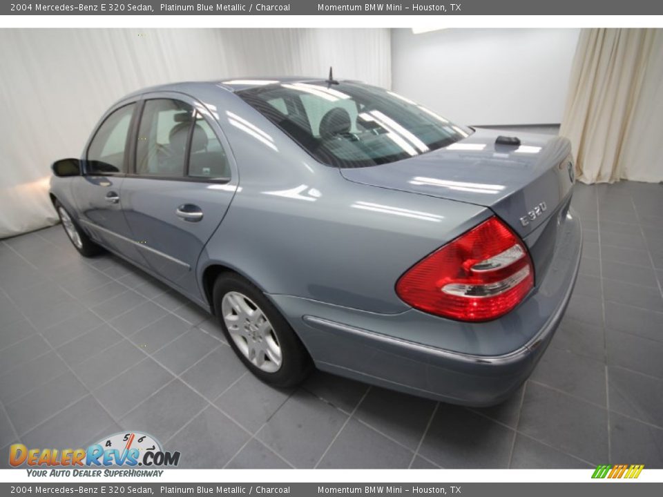 2004 Mercedes-Benz E 320 Sedan Platinum Blue Metallic / Charcoal Photo #14