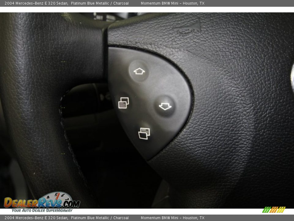 2004 Mercedes-Benz E 320 Sedan Platinum Blue Metallic / Charcoal Photo #30