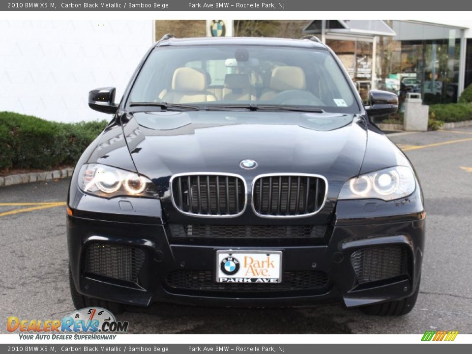 2010 BMW X5 M Carbon Black Metallic / Bamboo Beige Photo #2