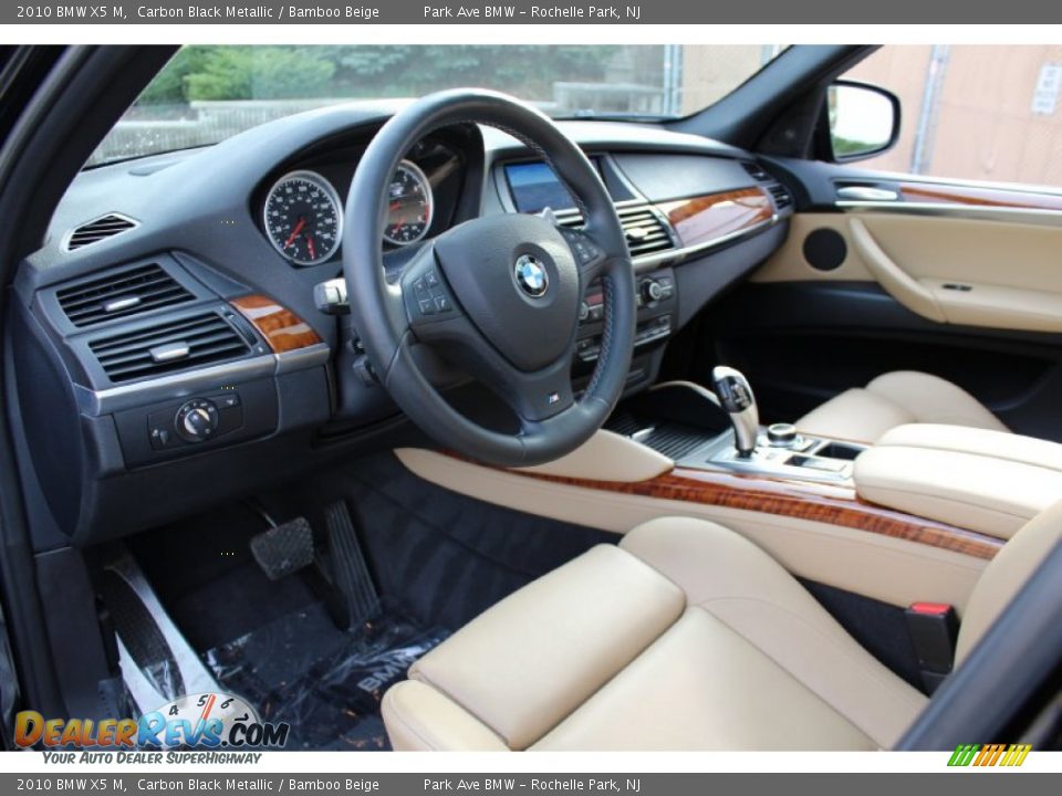 Bamboo Beige Interior - 2010 BMW X5 M  Photo #10