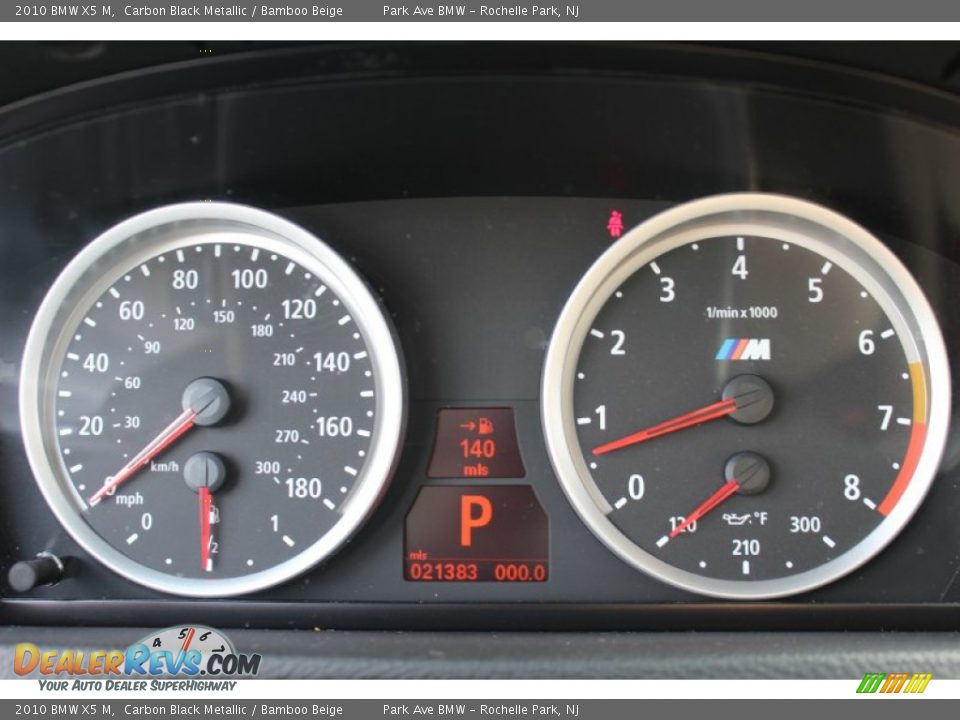 2010 BMW X5 M  Gauges Photo #17