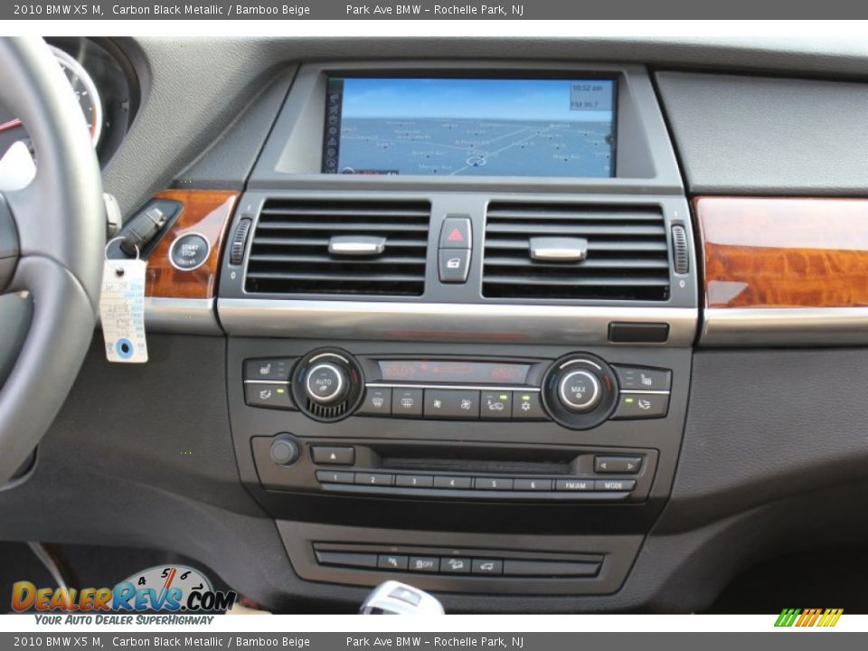 2010 BMW X5 M Carbon Black Metallic / Bamboo Beige Photo #18