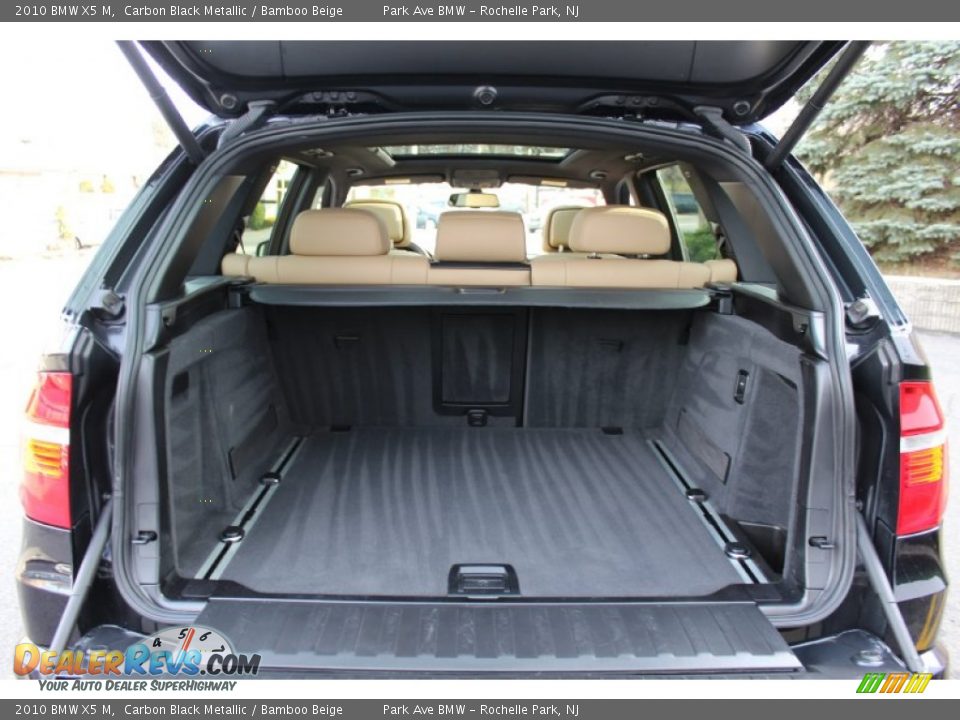 2010 BMW X5 M Carbon Black Metallic / Bamboo Beige Photo #22