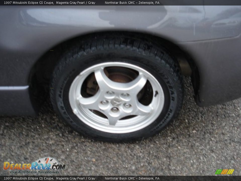 1997 Mitsubishi Eclipse GS Coupe Magenta Gray Pearl / Gray Photo #7