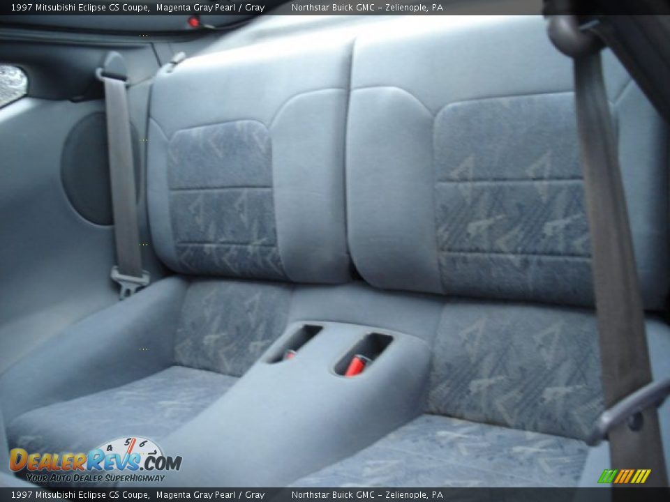 1997 Mitsubishi Eclipse GS Coupe Magenta Gray Pearl / Gray Photo #11