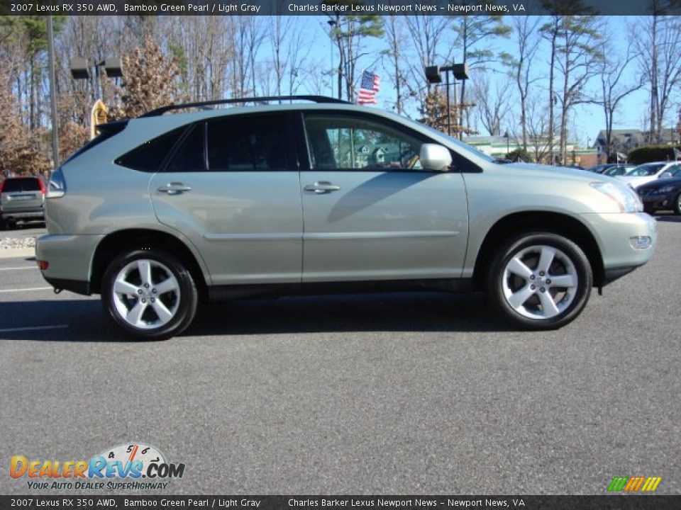 2007 Lexus RX 350 AWD Bamboo Green Pearl / Light Gray Photo #3