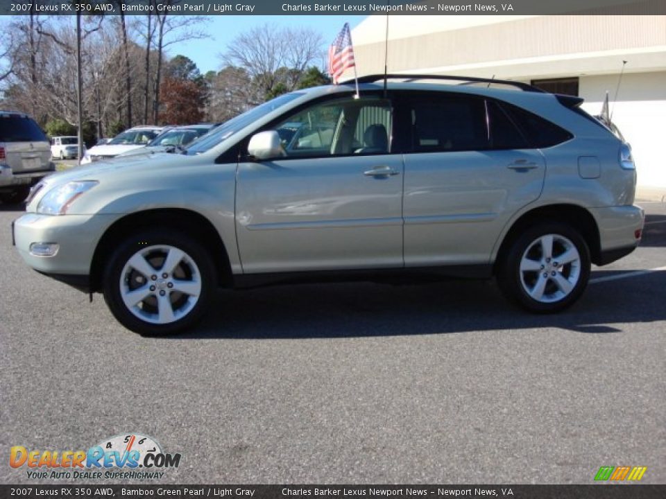 2007 Lexus RX 350 AWD Bamboo Green Pearl / Light Gray Photo #5