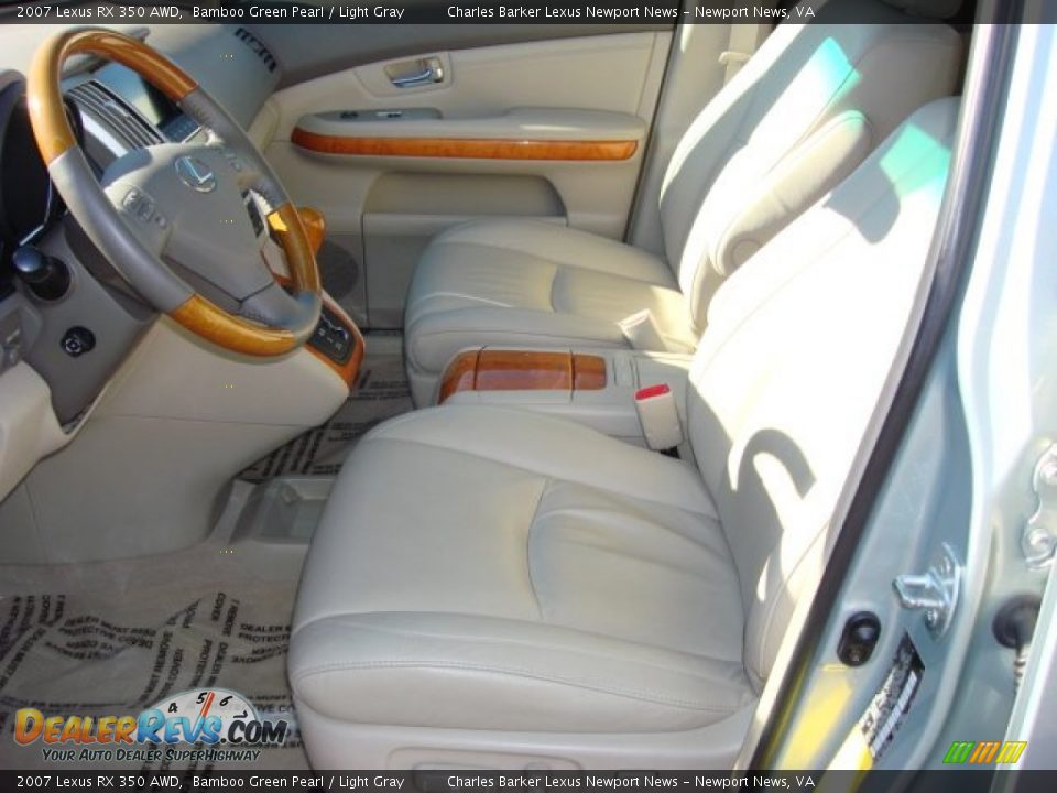2007 Lexus RX 350 AWD Bamboo Green Pearl / Light Gray Photo #8