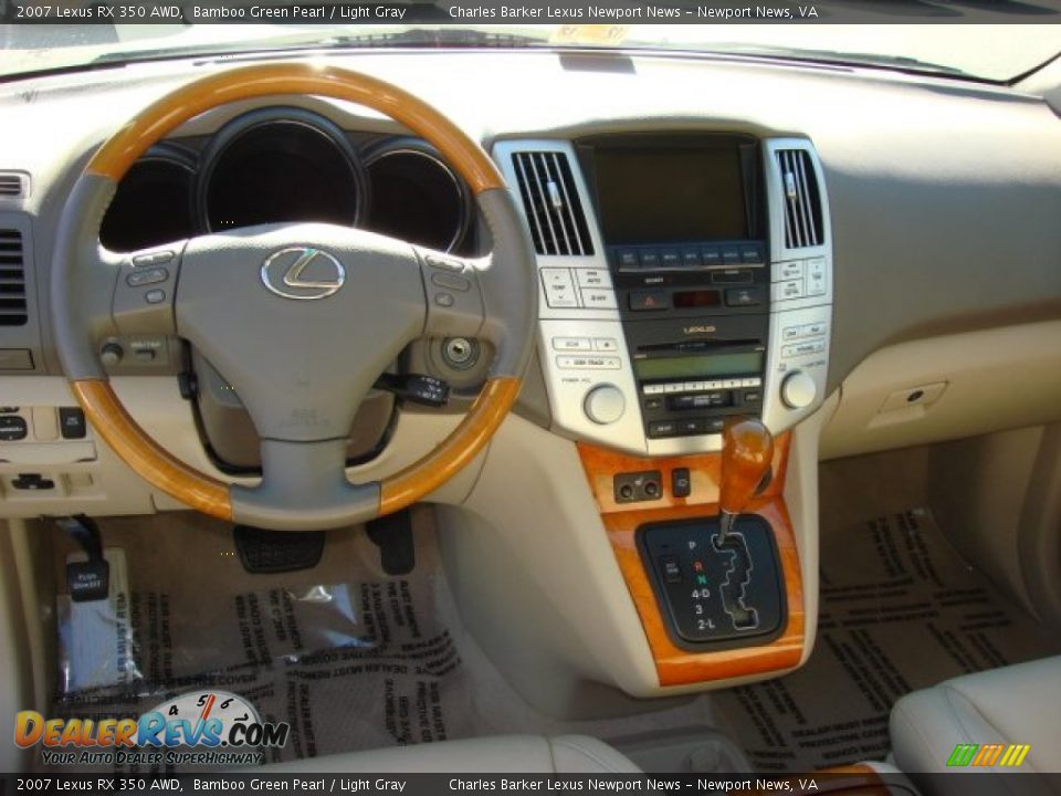 2007 Lexus RX 350 AWD Bamboo Green Pearl / Light Gray Photo #10