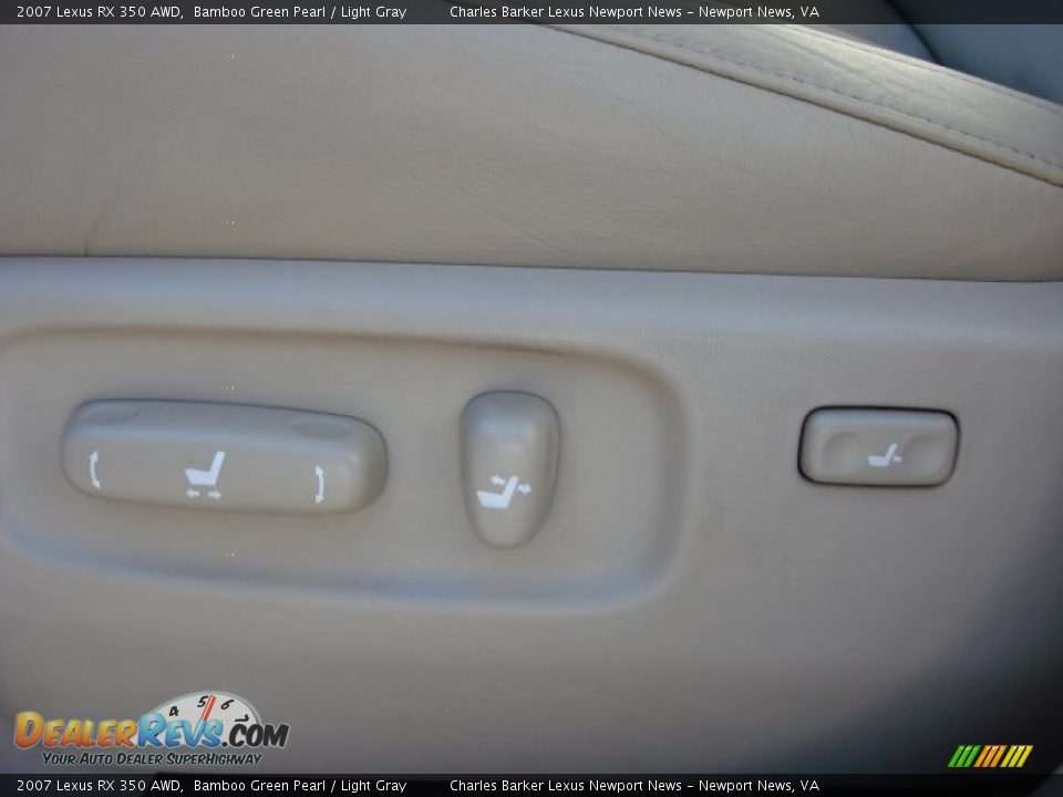 2007 Lexus RX 350 AWD Bamboo Green Pearl / Light Gray Photo #15