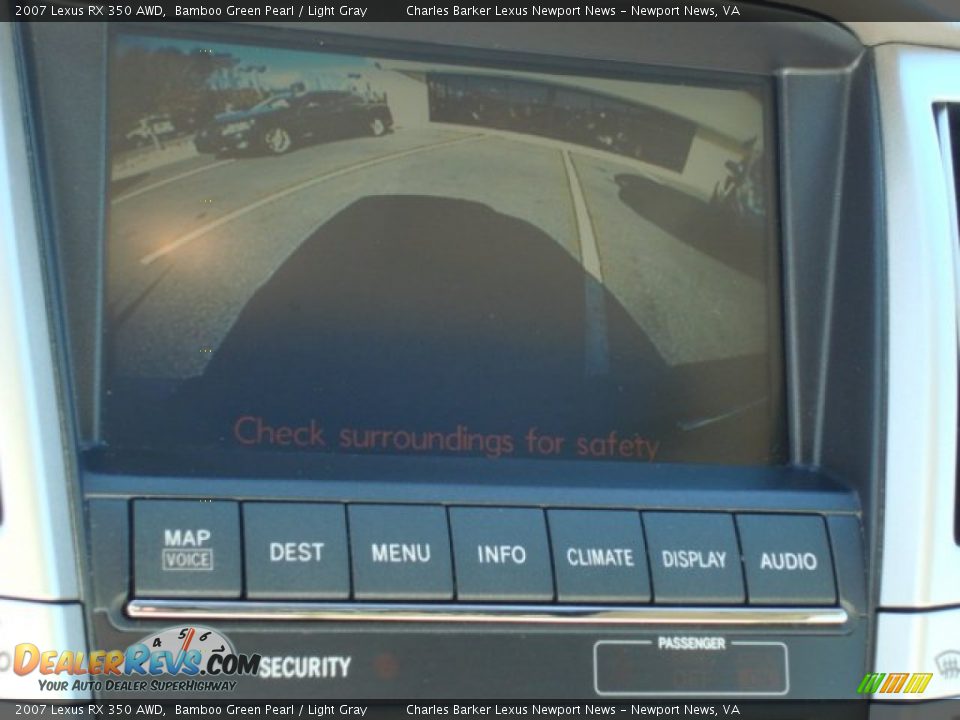 2007 Lexus RX 350 AWD Bamboo Green Pearl / Light Gray Photo #19