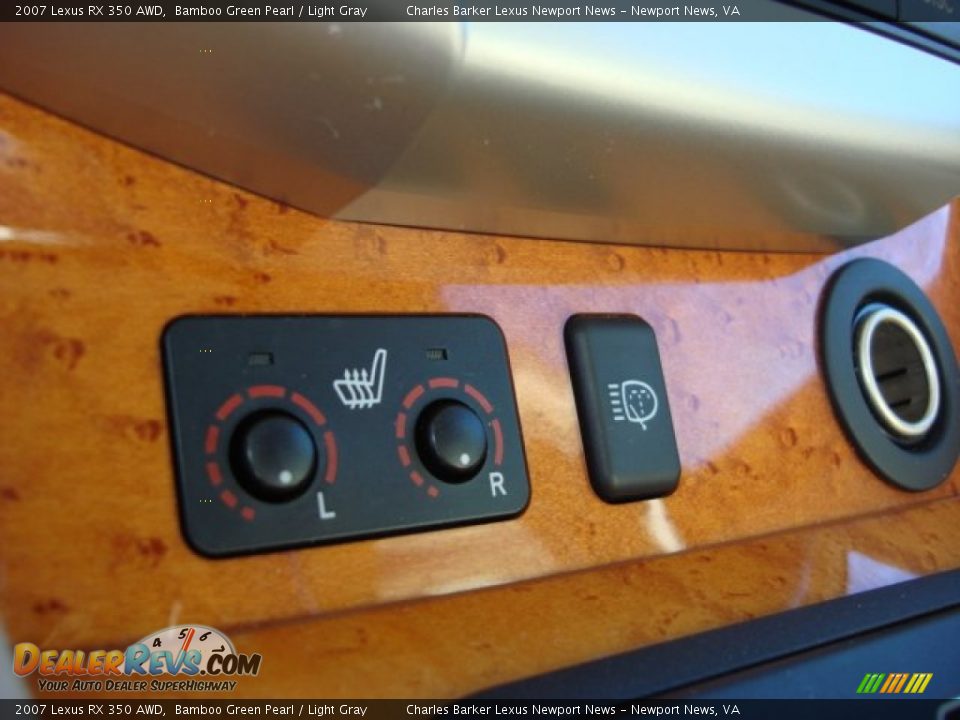 2007 Lexus RX 350 AWD Bamboo Green Pearl / Light Gray Photo #21