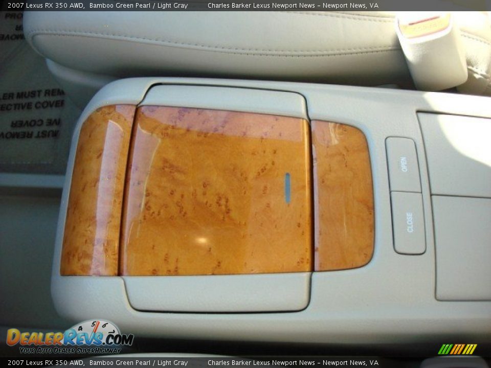 2007 Lexus RX 350 AWD Bamboo Green Pearl / Light Gray Photo #24