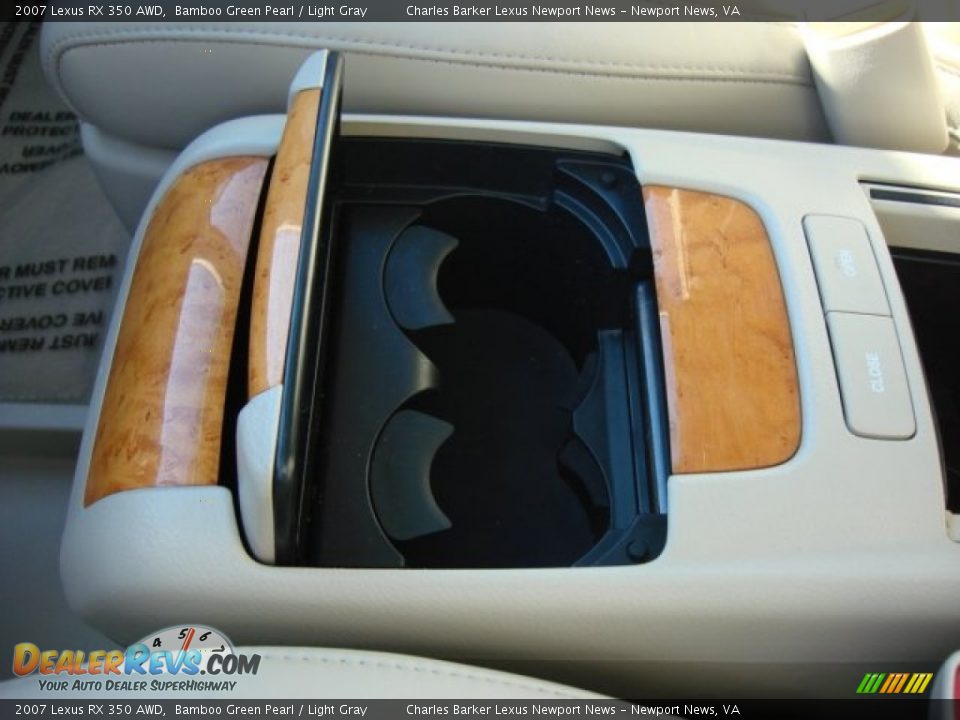 2007 Lexus RX 350 AWD Bamboo Green Pearl / Light Gray Photo #25