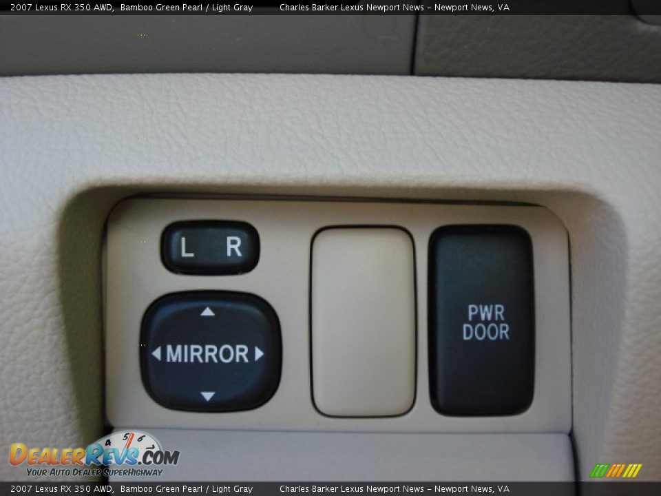 2007 Lexus RX 350 AWD Bamboo Green Pearl / Light Gray Photo #27