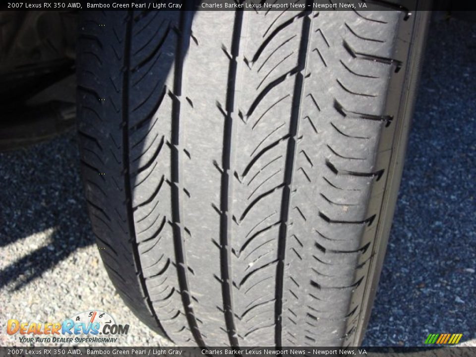 2007 Lexus RX 350 AWD Bamboo Green Pearl / Light Gray Photo #29