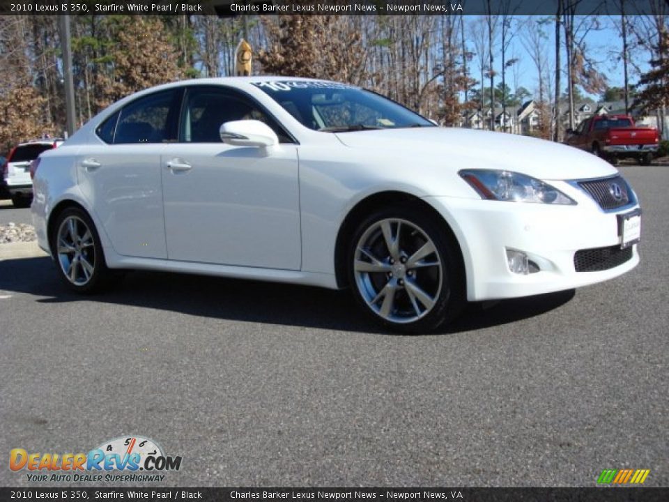 2010 Lexus IS 350 Starfire White Pearl / Black Photo #2