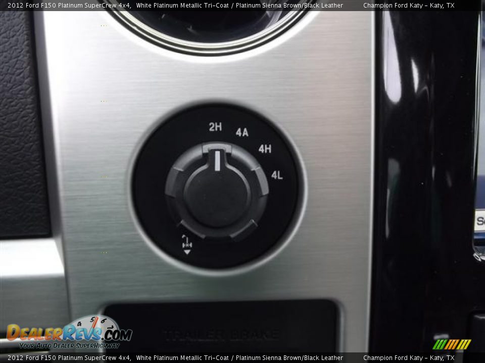 2012 Ford F150 Platinum SuperCrew 4x4 White Platinum Metallic Tri-Coat / Platinum Sienna Brown/Black Leather Photo #22