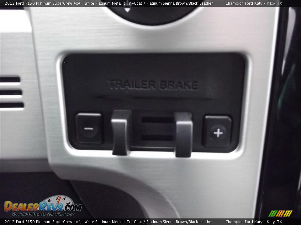2012 Ford F150 Platinum SuperCrew 4x4 White Platinum Metallic Tri-Coat / Platinum Sienna Brown/Black Leather Photo #24