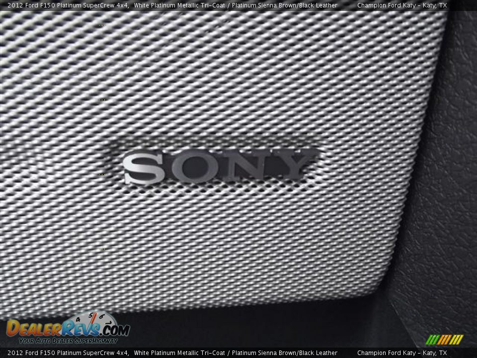 2012 Ford F150 Platinum SuperCrew 4x4 White Platinum Metallic Tri-Coat / Platinum Sienna Brown/Black Leather Photo #27