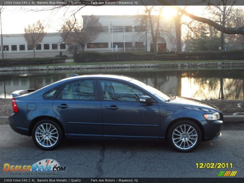 2009 Volvo S40 2.4i Barents Blue Metallic / Quartz Photo #1